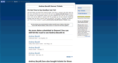 Desktop Screenshot of andreabocellidenver.com